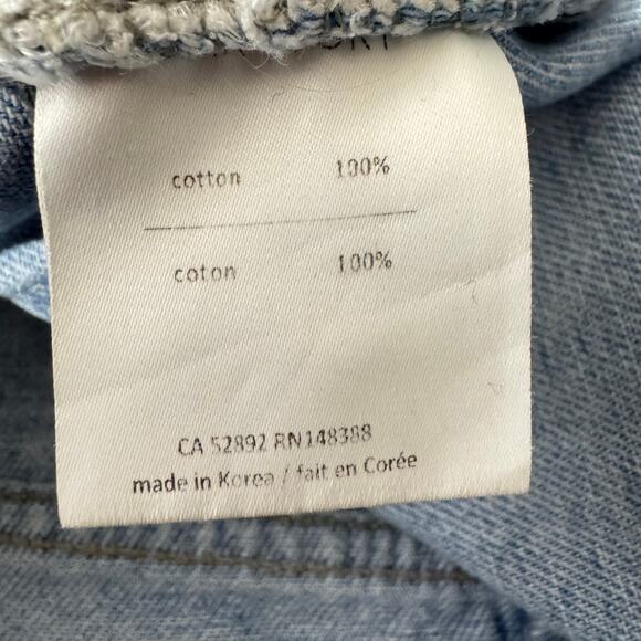 OAK+FORT High Rise Ripped Distressed Mom Baggy Jeans Size 25 - Picture 10 of 11